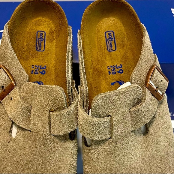 Birkenstock Boston suede taupe size EU 36N. All New in Box. - Picture 4 of 7